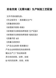 即食燕窩生產技術轉讓 解鎖無需冷藏的便利新市場